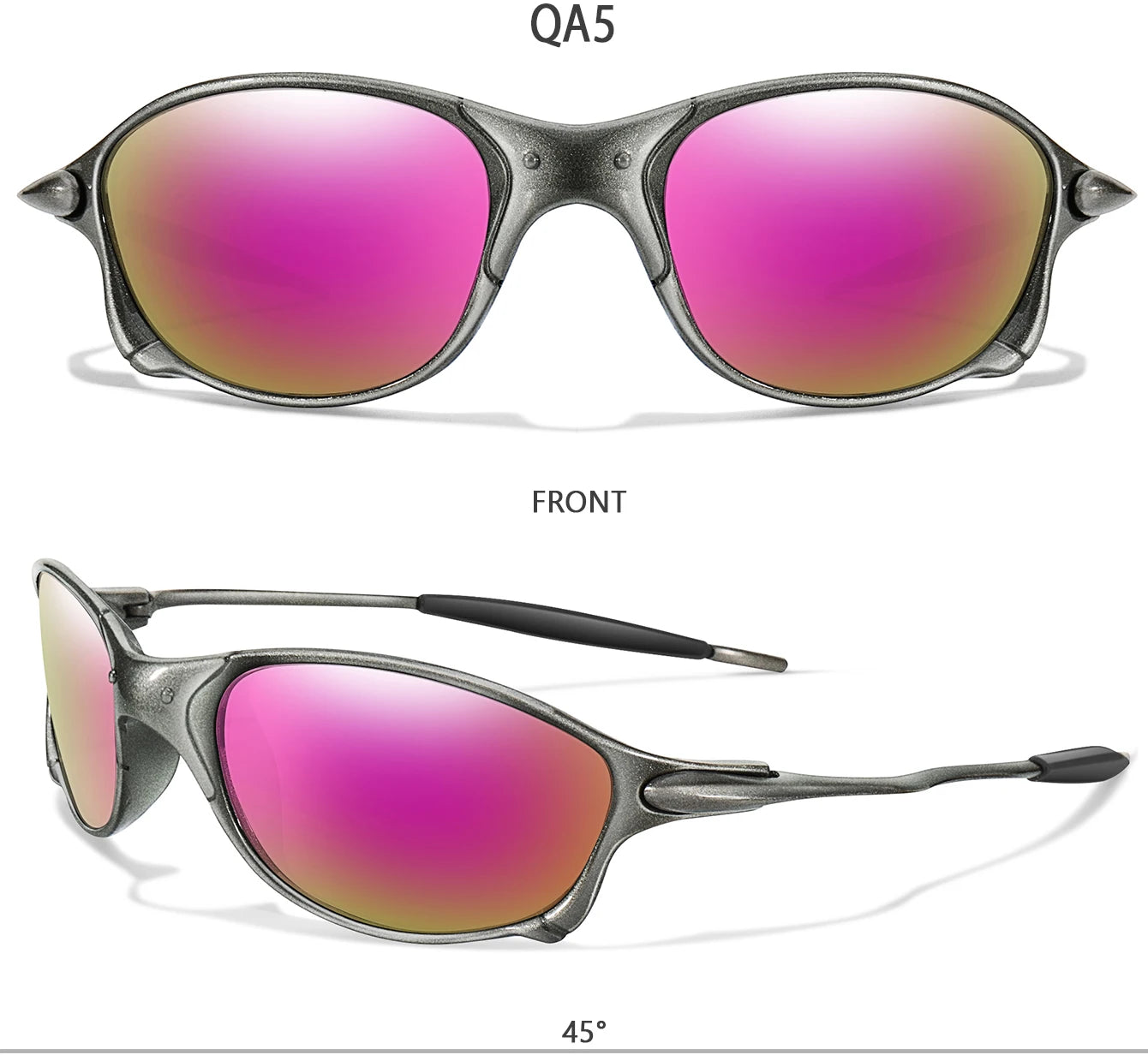 Men Women Sunglasses Metal and Plastic Light weight Frame UV400 Outdoor Sports Fishing Cycling Running, Hiking, Driving Goggles