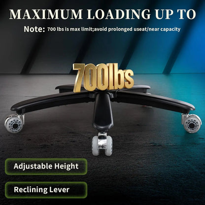 700lbs Big and Tall Office Chair for Heavy People with 5D Flip Armrests Heavy Duty Executive Chair with Adjustable, Customized
