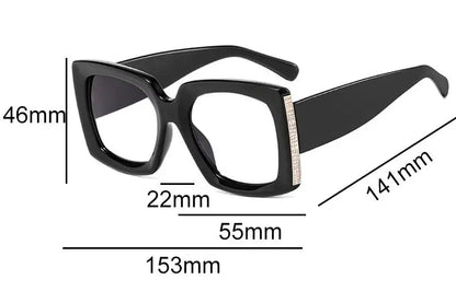 Retro Oversized Reading Glasses Women Men Luxury Brand Green Flower Square Computer Glasses Anti Blue Light Elderly Eyeglasses