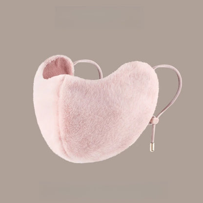 Cycling warm mask for women, winter with thick fleece and high beauty breathable and eye corner protection windproof mask