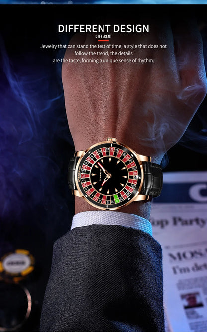 2024 Jacob&Co PINDU Design Men's Watch Top Brand Luxury Mechanical Leather Strap Men's Waterproof Montre Homme+ Exquisite Box