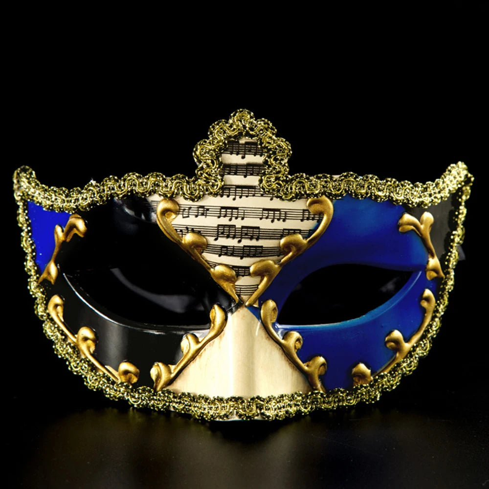 Vintage Style Painted Female Venetian Mask for Masquerade Carnival Halloween Costume Party Grand Events Cosplay Male Face Masks