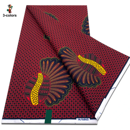 2025 Veritable Wax Guaranteed Real Wax Print Fabric dutch hollandais Pagne African Wax Fabric 6 yards