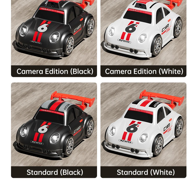 New 2026 Mini RC Car With FPV Camera Wifi With Screen Remote Control Follow Mode 2.4G Drift Car Racing RC Toy Gift For Children