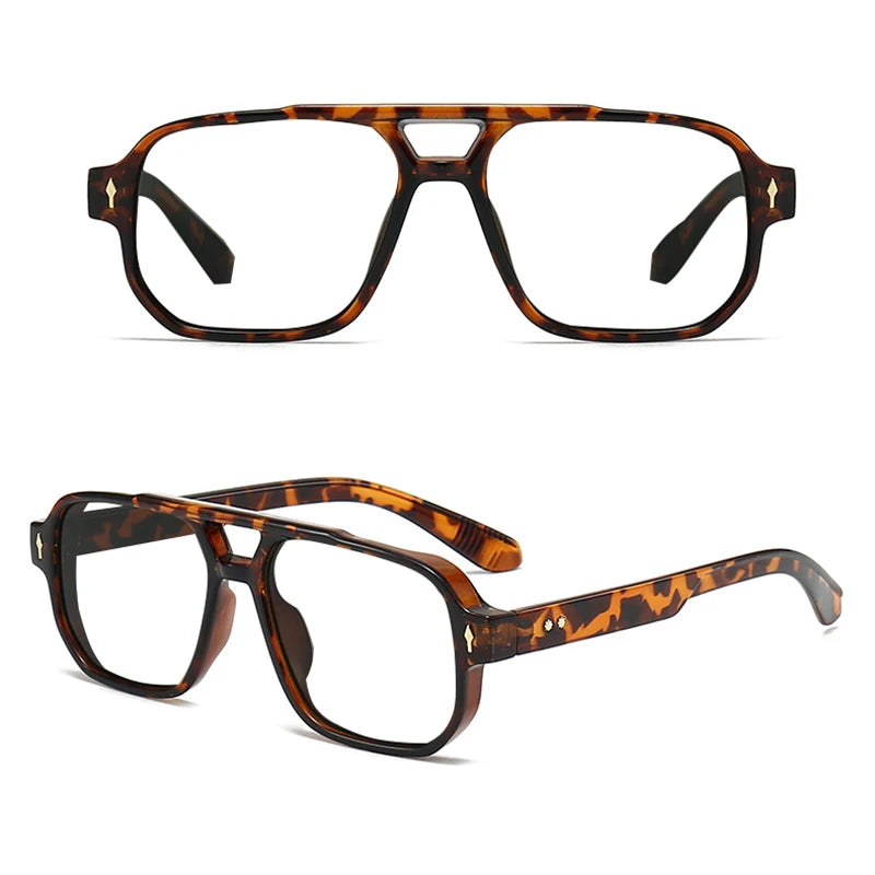 Blue Light Resistant Presbyopia Glasses for Men and Women Elegant Green Square Eyeglasses Frames Comfortable Reading Glasses
