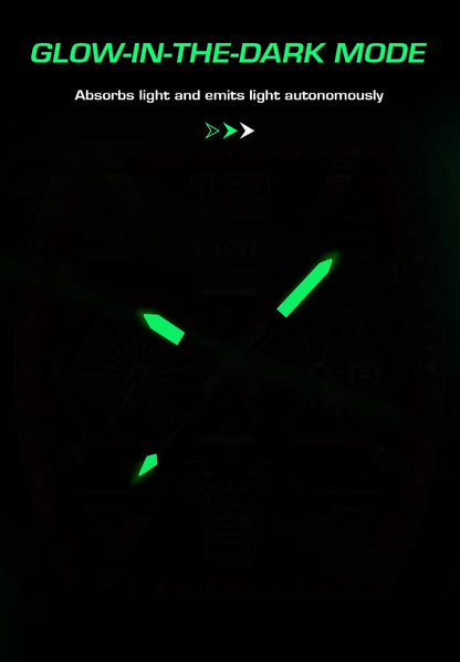 Relogio Masculino LIGE Men Watch Luxury Waterproof Quartz Wristwatch Raise Wrist Luminous Date Sports Silicone Clock Man Watches