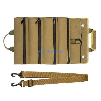 L8RC Tool Roll Bag Tool Roll Up Bag Tools Tote Bag Pockets Tool Sling