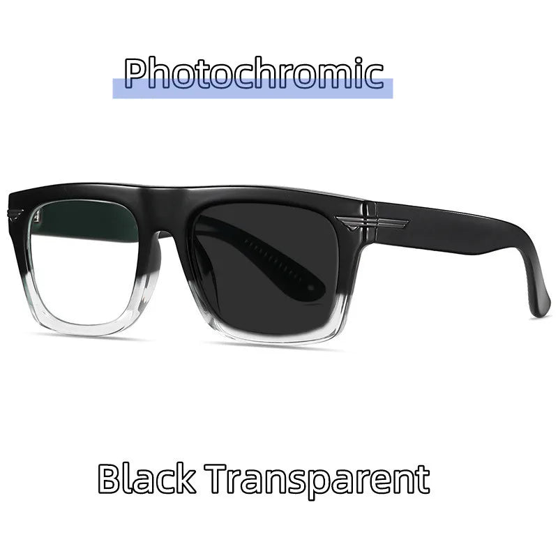 2022 Retro Big Square Frame Designer Reading Glasses Anti Blue Light Computer Eyeglasses Prescription Eyewear Diopters 0 to +6.0
