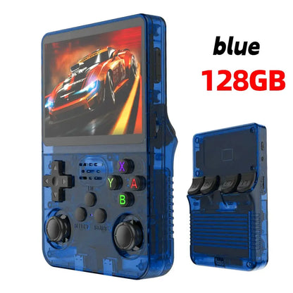 2026 New R36S Retro Handheld Game Console Linux System 3.5 Inch IPS Screen Portable Pocket Video Player 128GB 20000+ Games Gift