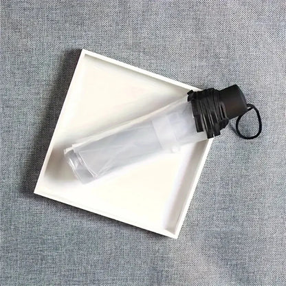 1 Piece of Transparent Glass Window Grille Pattern Pvc Material, Windproof, Waterproof and Rainproof, Suitable for Commuting to Take Photos, Available in a Variety of Styles, Available for Men and Women