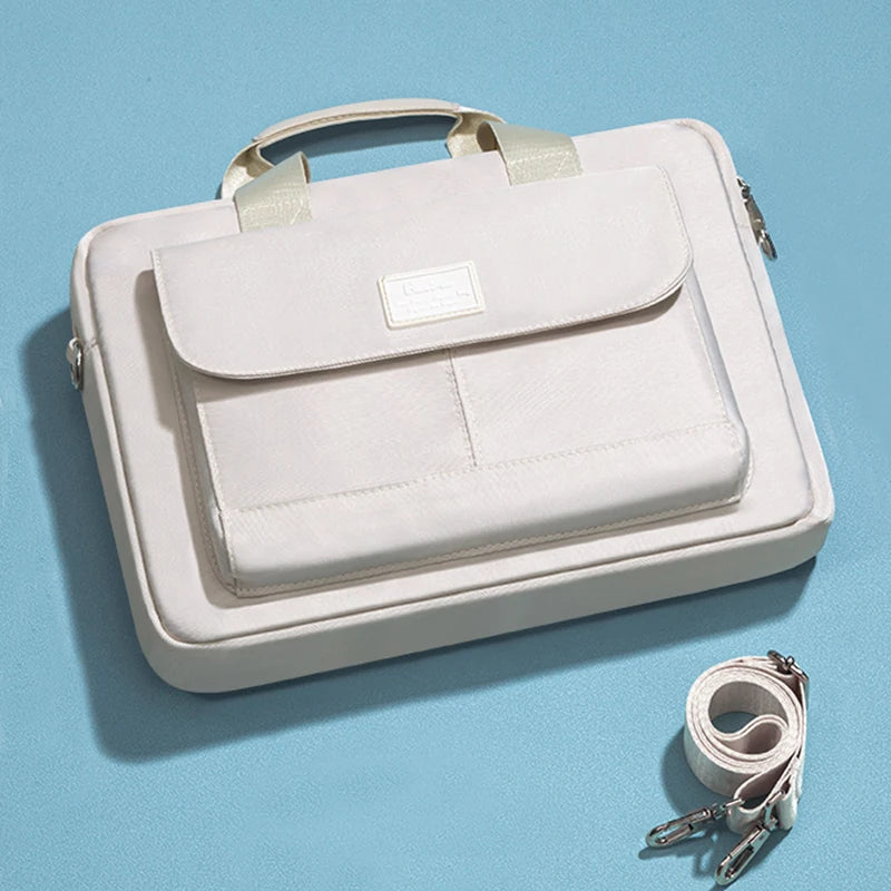 Laptop Shoulder Bag Women Briefcase Handbag for MacBook Pro 14 M3 M2 M1 A2918 A2992 A2779 A2442 Air 13.6 13.3 A3113 A2681 A2338