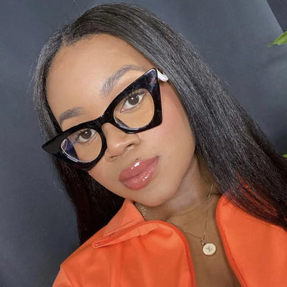 High Quality Brand Design Cat Eye Blue Light Blocking Computer Hyperopia Women Reading Glasses Diopter +0.5 1.5 2.0 2.5 3.5 6.0