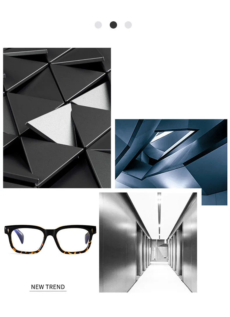 Brand Designer Fashion Square Reading Glasses Luxury Women Men Big Frame Magnifing Glasses Anti Blue Light Presbyopia Eyeglasses