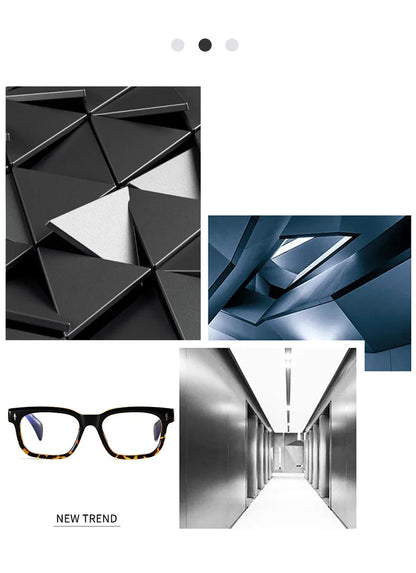 Brand Designer Fashion Square Reading Glasses Luxury Women Men Big Frame Magnifing Glasses Anti Blue Light Presbyopia Eyeglasses