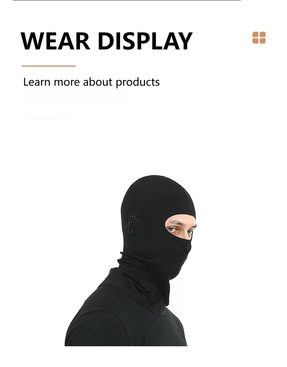 GTUBIKE Breathable Balaclava Hat High Elastic Motorcycle Full Face Mask Bicycle Ski Motorcycle Helmet Inner Cap Scarf Headgear