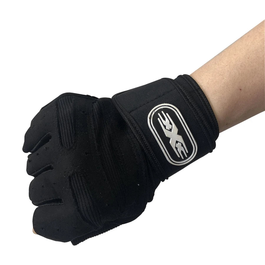Workout Gloves for Men Women Half Finger Glove with Wrist Wrap for Sport Weight Lifting Training Bicycle Motorcyclist Gym Glove