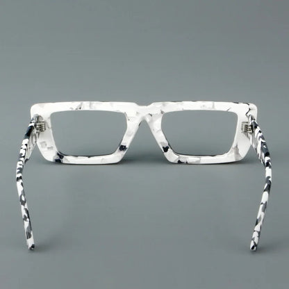 VICKY Personalized Fashion Retro Geometric Square Design Men Women Anti-blue Light Glasses Customizable Prescription 23046