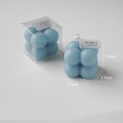 Little Bubble Cube Candle Handmade Scented Candle Aromatherapy Soy Wax Candle Wedding Birthday Candles Party Home Decoration