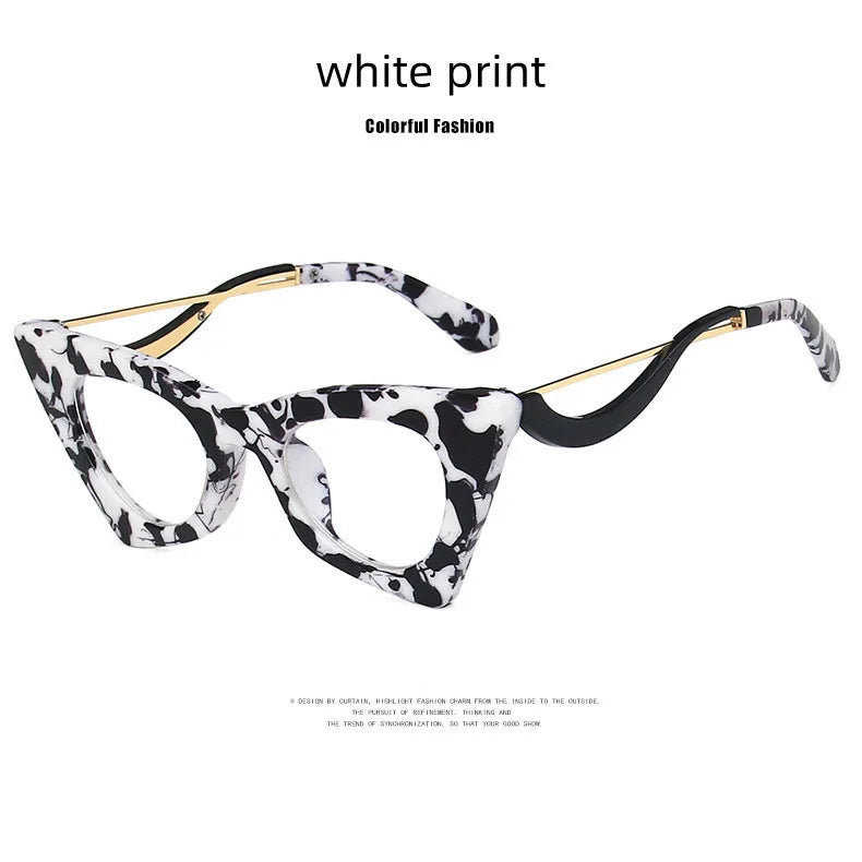 High Quality Brand Design Cat Eye Blue Light Blocking Computer Hyperopia Women Reading Glasses Diopter +0.5 1.5 2.0 2.5 3.5 6.0