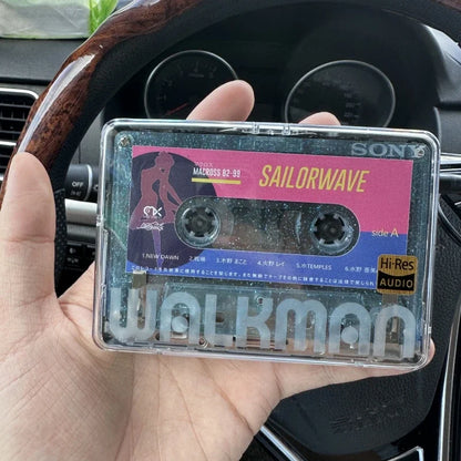 Steam Wave Retro Night Tempo Presents Showa Vaporwave Music Tape Confused Teenager Cosplay Soundtracks Box Cassette Walkman Tape