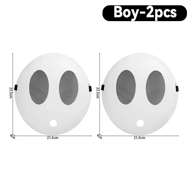 4/1pcs Game Bros Shy Guy Mask Halloween Party Cosplay Costume Unisex Kids Boys Girls Adult Full Face Masks Accessories Props