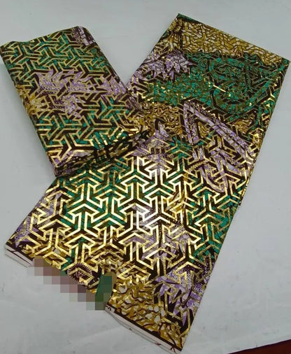2022 New Hot Sale African Wax Fabric Cotton Material Nigerian Ankara Block Prints Batik Dutch High Quality Sewing Cloth