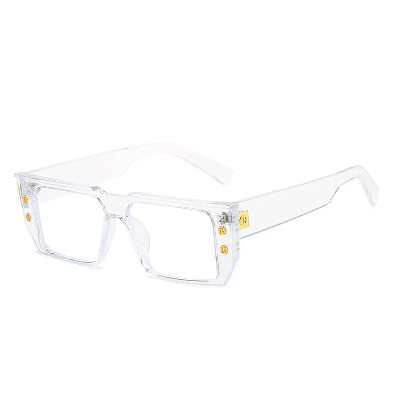 YOOSKE Square Eyeglasses Frames for Women Men Anti Blue Light Glasses Frame Optical Computer Eyewear