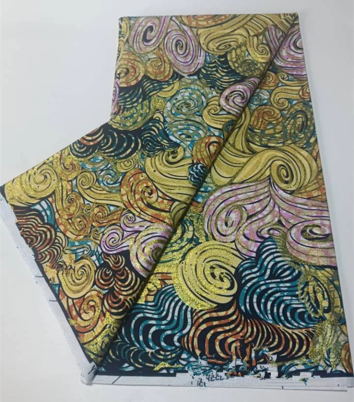 Grand Super 100% Cotton African Wax Fabric High Quality Wax Print Ankara Fabric For Sewing 6yards Women Fabric