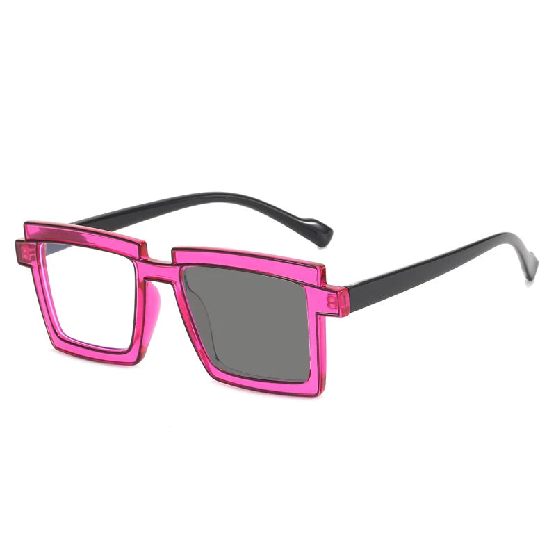 New Fashion Lady Reading Glasses Photochromic Blue Light Filter Prescription Hyperopia Eyeglasses Special Brand Design Frame
