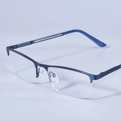Light Half Frame Reading Glasses Blue Light For Presbyopia Eyeglasses with Diopters +1.0+1.25+1.5+1.75+2.0+2.25+2.5+2.75+3.0+4.0