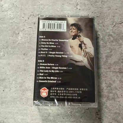 Michael Jackson Thriller Music Magnetic Tape Greatest Hits Album Cassette Cosplay Walkman Car Recorder Soundtracks Box Party