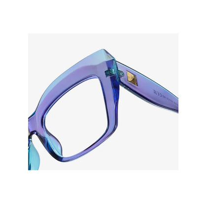 Square Anti Blue Light Reading Glasses Optical Lenses Prescription Glasses Frame Women Large Frame Cat Eye Presbyopic Glasses