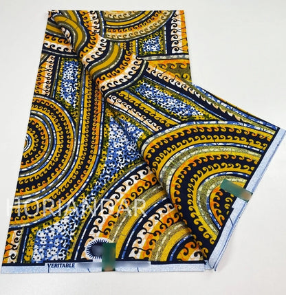 2026 Grand Super Original African Wax Fabric High Quality Nigerian Print Ankara Fabric For Sewing 6 Yard Women Dress 100% Cotton