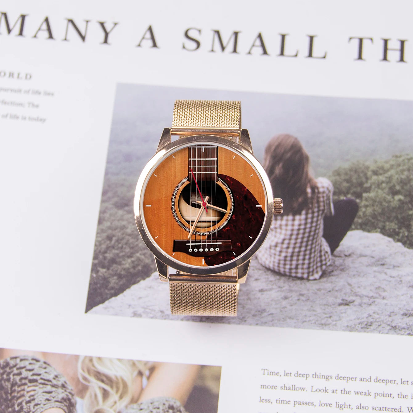 Name Field Watch Men Wrist Original Musical Instrument Bass Clock Wristwatch DIY Dial Logo Rare Watches Family Man Sports Watch