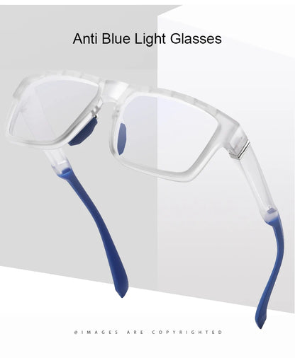 Men TR90 Anti Fog Eyeglasses Frame Blue Light Blocking Lenses Women Computer Glasses Prescription Myopia Reading Eyewear Frame
