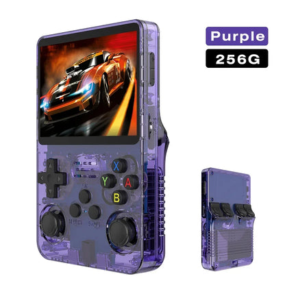 BOYHOM 256G Open Source R36S Retro Game Console - 3.5" IPS Portable Linux ARKOS Handheld | Best Gaming Gift (64G/128G Options)