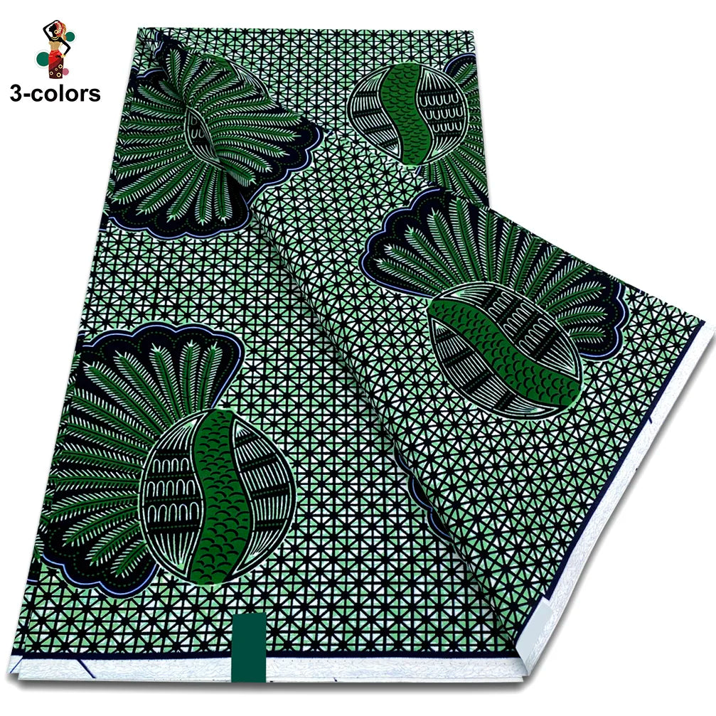 2025 Veritable Wax Guaranteed Real Wax Print Fabric dutch hollandais Pagne African Wax Fabric 6 yards