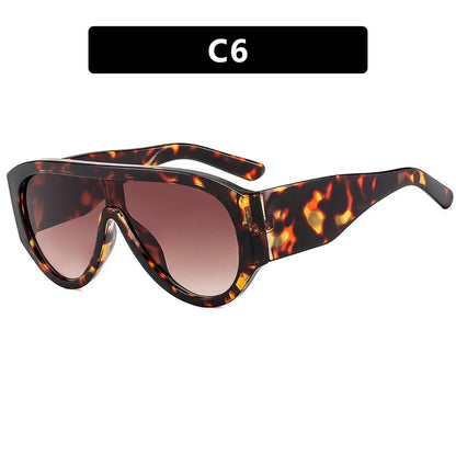 New Women's Men's Big Frame Sunglasses Fashion Retro Trend Sun Glasses Travel Street Photo Holiday Party Beach Eyewear