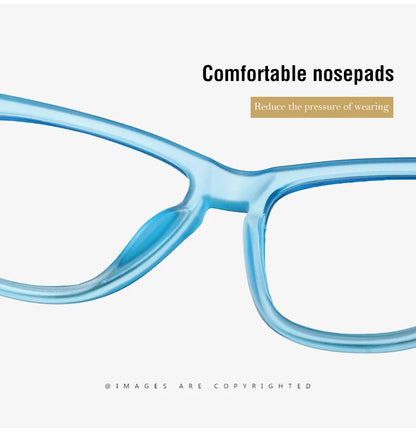 Men CR39 Lenses Reading Glasses Prescription Optics Myopia Presbyopic Eyewear Blue Light Blocking TR90 Colorful Eyeglasses Frame