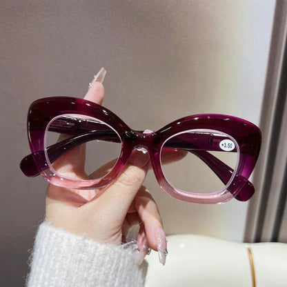 Vintage Finished Presbyopia Glasses Unisex Women Men's Anti Blue Light Farsighted Eyewear Optical Prescription Reading Glasses