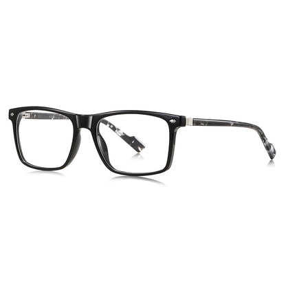 Blue Light Blocking Glasses for Men Women TR90 Square Frame Anti Eyestrain Computer Gaming Glasses Lightweight Unisex