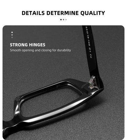 Thicken Acetate Glasses Frame Men Women Vintage Square Myopia Prescription Eyeglasses Frame Reading Glasses Luxury Brand Eyewear