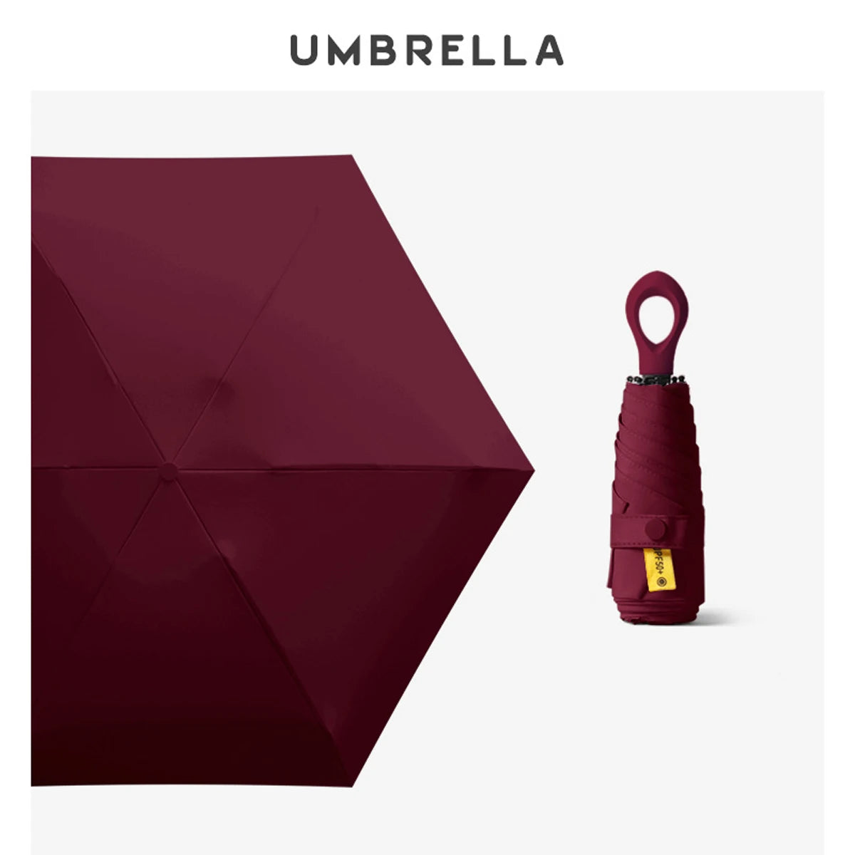 Lightweight Mini Foldable Rain Umbrella Traveling Size Sun Umbrella for Outdoor Use Sun Protections