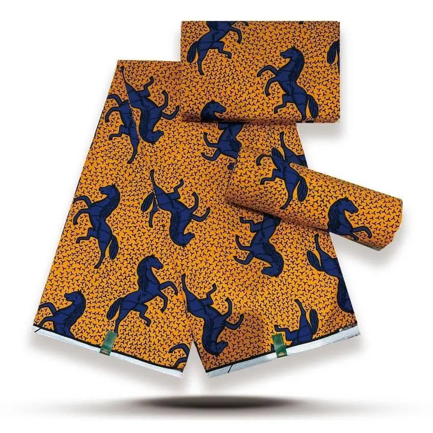 Veritable Super V Real Wax Guaranteed Wax Printed Real Dutch Hollandais Loincloth African Dress 100% Cotton Fabric 6 Yards Batik