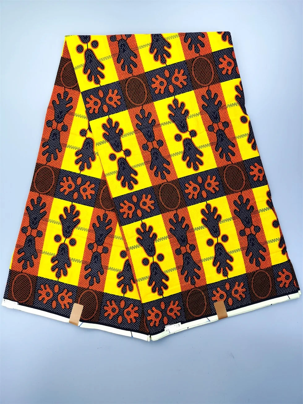 Dutch Hollandais Printed Fabric for African Classical Dress Veritable Real Wax Guaranteed 100% Cotton 6 Yards