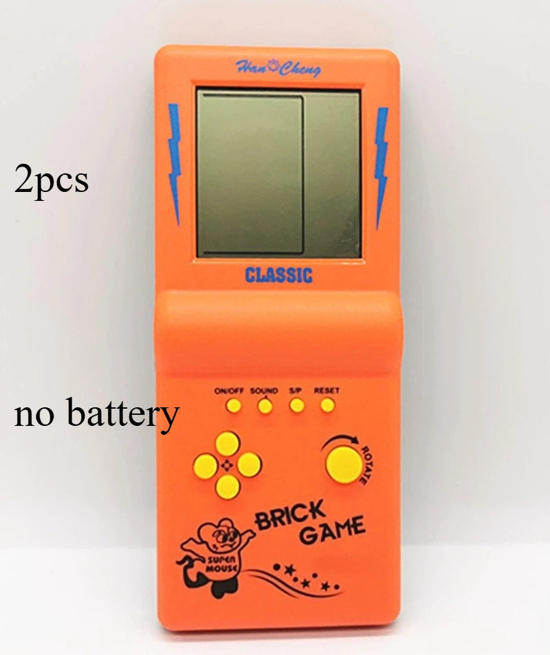 2026 New Large-screen Tetris Game Console Nostalgic Classic Black and White Electronic Handheld Game Console