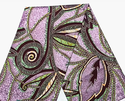 Latest African Grand Golden Wax Fabric Super Good Quality Women Pagne Flash Cotton Prints Batik Ankara Glitter Tissus 6yards