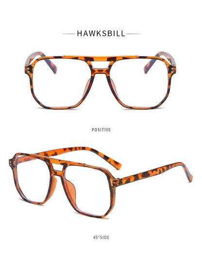 Transparent Computer Glasses Frame Women Men Anti Blue Light square Eyewear Blocking Glasses Optical Spectacle