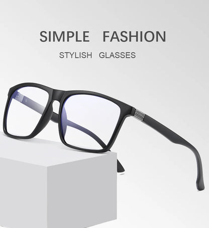 Men's Optical CR39 Lenses Myopia Presbyopic Eyewear Women Blue Light Blocking Prescription Reading Glasses TR90 Eyeglasses Frame