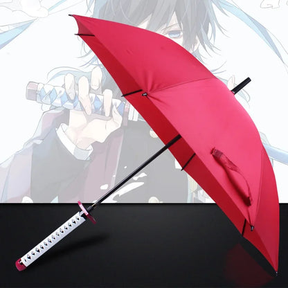 Demon Slayer Sword Umbrella One Piece Roronoa Zoro Katana Umbrella Real Full Size Japanese Anime Long Parasol Home Accessories